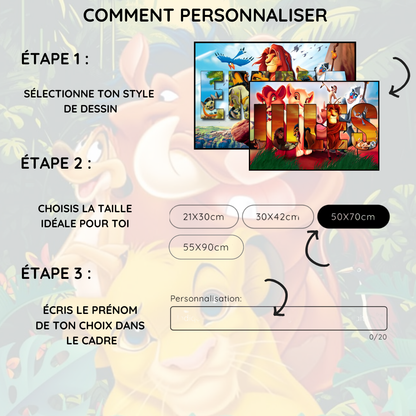 Dessin Personnalisé Lion