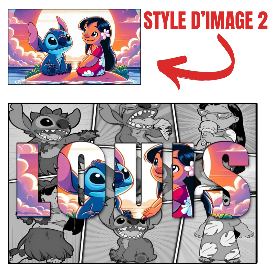 Dessin Personnalisé Ohana