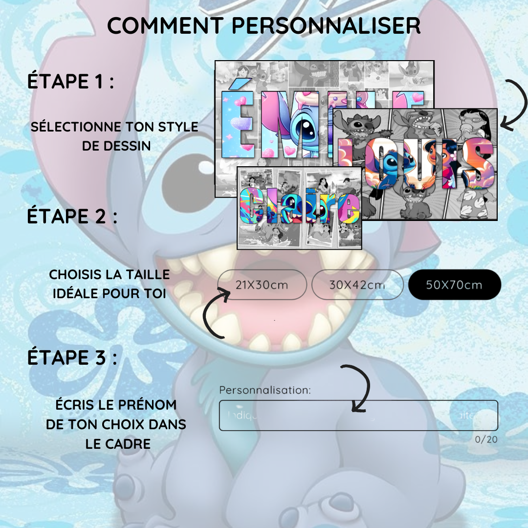 Dessin Personnalisé Ohana